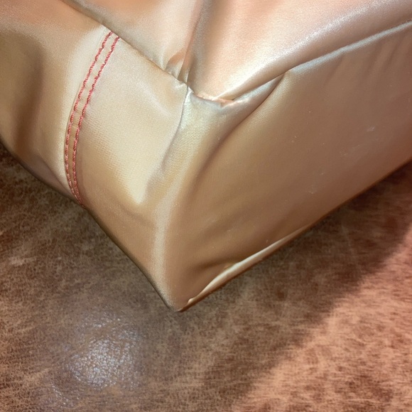 Coach vintage 2005 Hamptons leatherware nylon champagne Tote and Wristlet Set - Picture 10 of 16